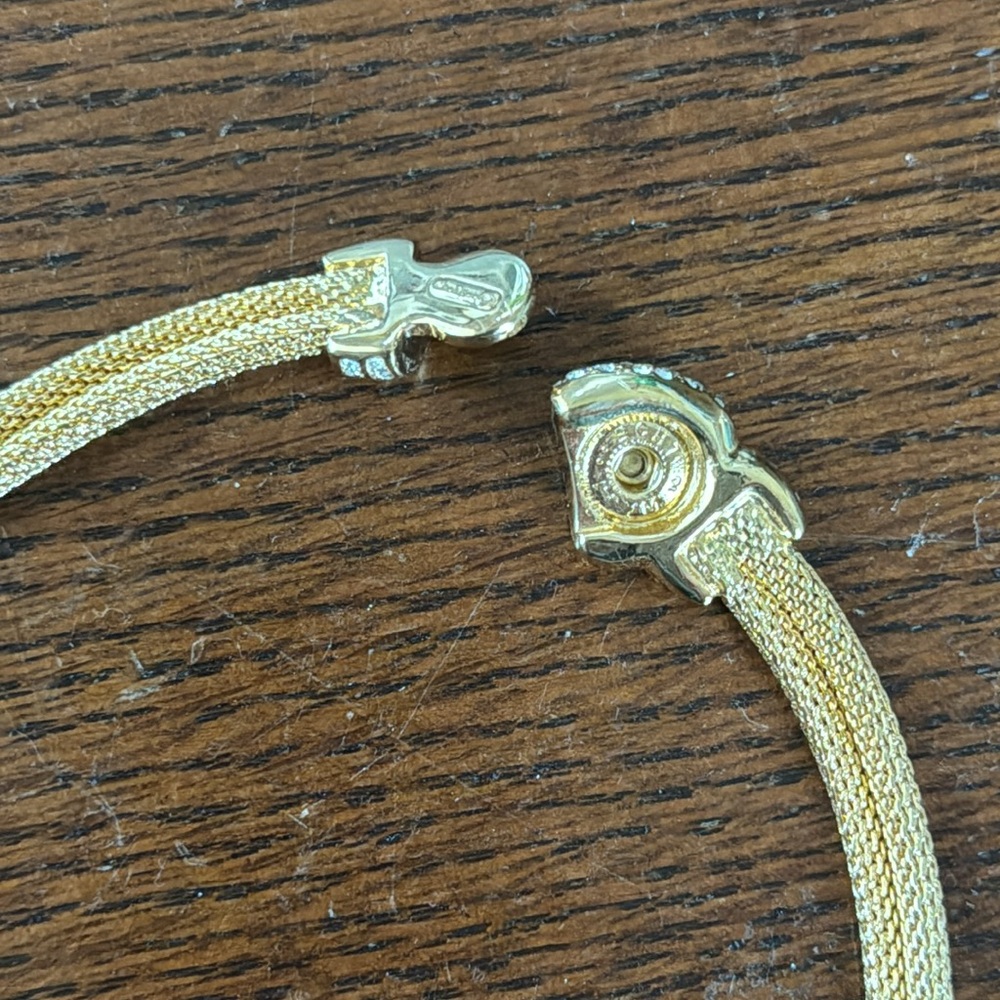 Christian Dior gold tone choker - Picture 3 of 4